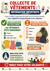 Dons de textile 