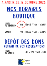 Nos horaires